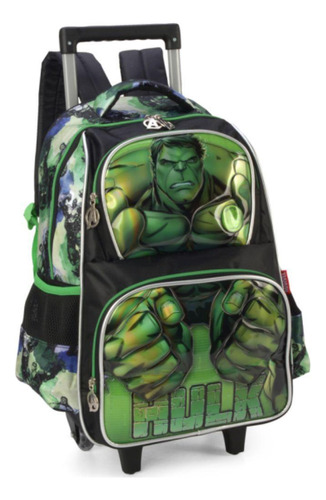 Mochila De Carrinho Hulk Verde