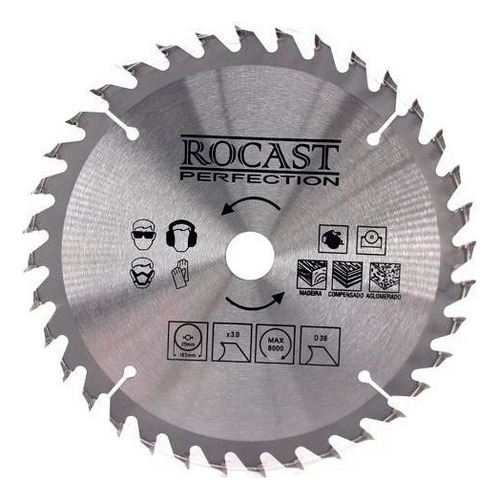 Serra Circular Md Madeira 7.1/4polx36 Dentes 35,0002 Rocast