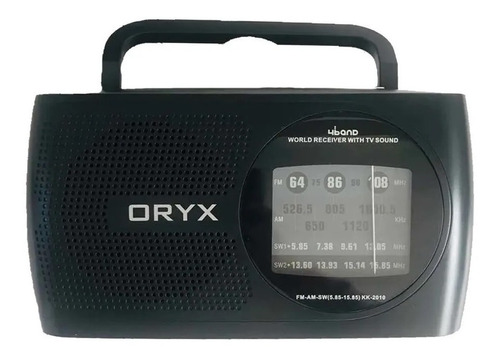 Radio Oryx Kk-2010 Am Fm 4 Bandas Antena Telescopica Cuota