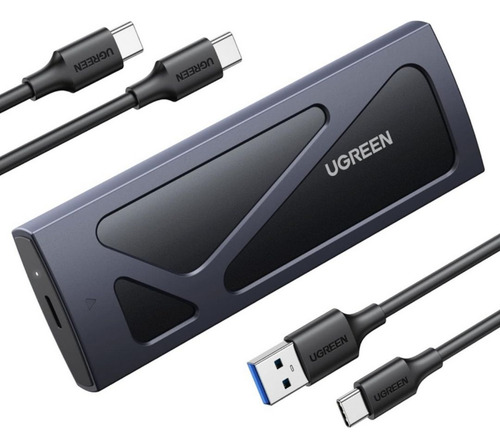 Case Gaveta Externa Para Ssd Ugreen M.2 Nvme 10gbps C/ Cabos
