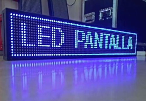 Letrero Led Panel Publicitario Programable Negocio 100 X 20.