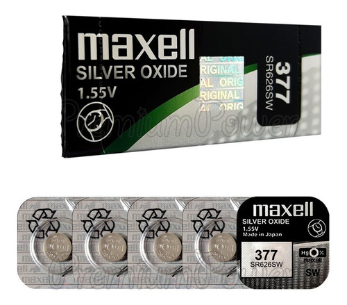 Pilas Maxell X4 Alkalina  Ag4 Lr626 Sr626sw  Relojes 