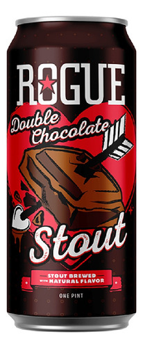 Cerveza Oscura Rogue Double Chocolate Stout, 3 Latas 473 Ml