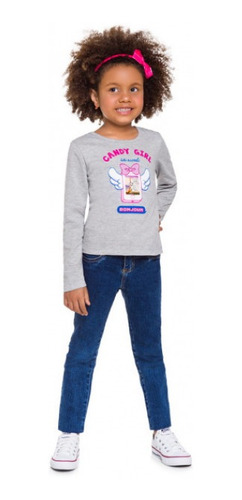 Imagem 3 de 3 de Blusa Infantil Menina - Brandili