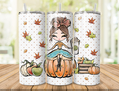 Termo Pumpkin Spice Coffee Acero Inoxidable 20 Onzas Otoño