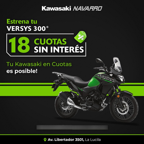 Kawasaki Versys 300 Linea 2024 - Entrega En Día 18c 0% Costo