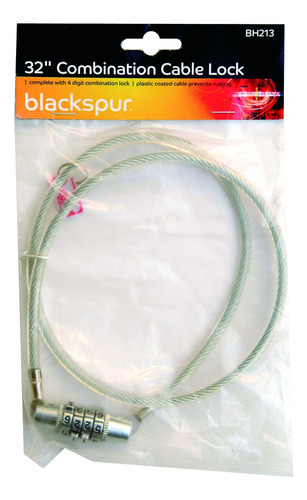 Blackspur 32 4 Digito Combinacion Cable Bloqueo 