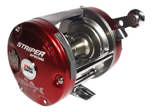 Reel Abu Garcia 6500 C3 Stripper feito especialmente na Suécia Cor Rojo