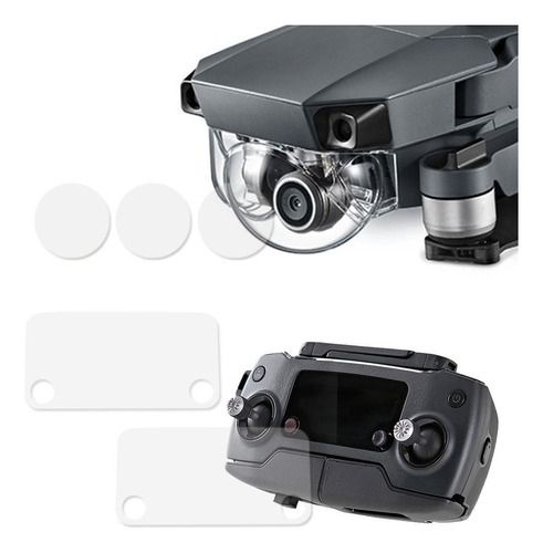 Película Tela Controle Remoto Lente Câmera Drone Mavic Pro