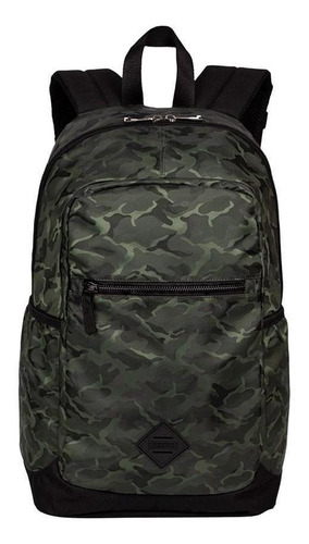 Mochila Sestini Magic Crinkle Grande- Camuflada Cor Verde Desenho do tecido Liso