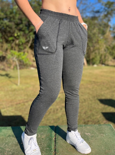 Imagem 2 de 4 de Calça Feminina Jogger Moletinho