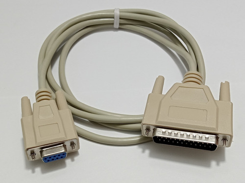 Cable Db9h Serial, Db25m Paralelo 1.8metros