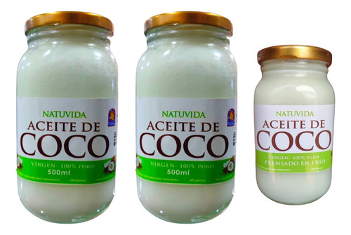 Aceite Coco 1l Y 1 De 250 Ml