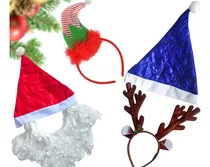 Comprar Kit Diadema Navidad Reno Gorro Elfo Duende Otros