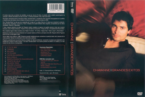 Chayanne - Grandes Exitos Dvd - S