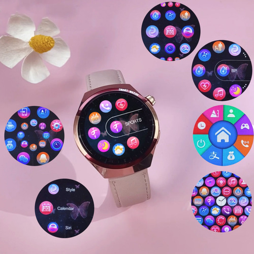 Nfc Reloj Inteligente Para Mujer Bluetooth Smartwatch Moda