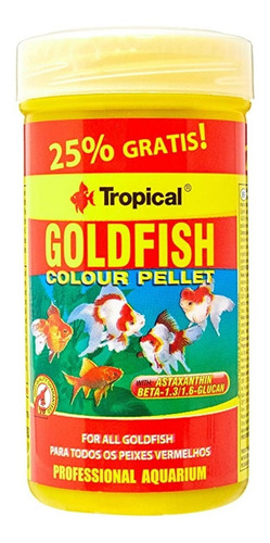 Ração Tropical Goldfish Colour Pellet 45g