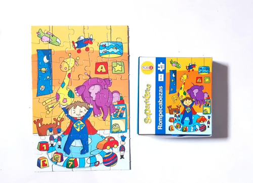 Imagen 2 de 9 de Rompecabezas Superhéroe Puzzle 40 Piezas Infantil Niños