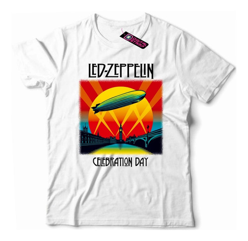 Remeras Led Zeppelin Celebration Day 5 Rock Digital Stamp