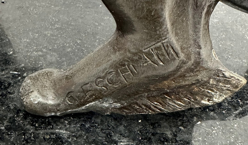 Alfredo Ceschiatti, Leão Mitológico Em Bronze 19x30x09cm B8 (Usado)