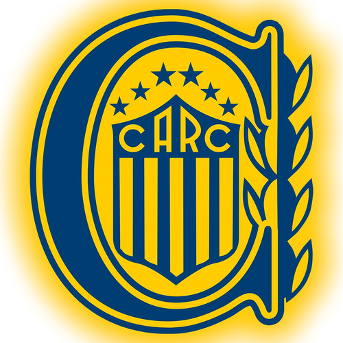 Regalo De Futbol Rosario Central Escudo Led Pilas De Regalo