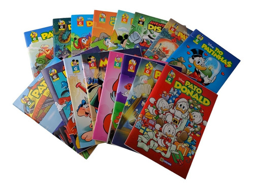 Kit Lote 16 Gibis Novos Disney Mickey Pateta Donald Diversos