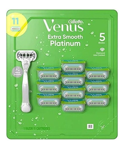 Afeitadoras Afeitadora Venus Platinum Con Mango De Metal Ext