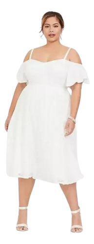 Vestido De Matrimonio Boda Civil Tallas Plus Hippie Chic