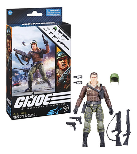 Figura de acción  General Hawk Clayton Abernathy de Hasbro