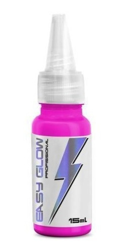 Tinta Easy Glow 15ml Para Tatuagem Tattoo - As Cores Cor Pink