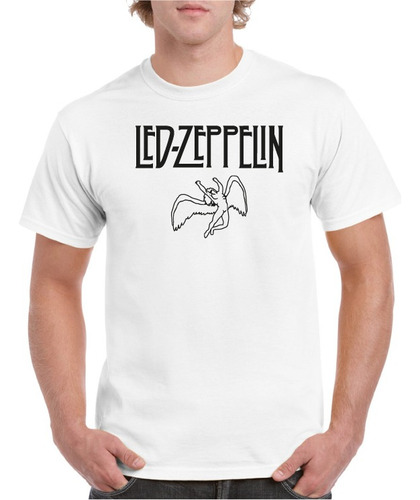 Polera Hombre Estampado Led Zeppelin