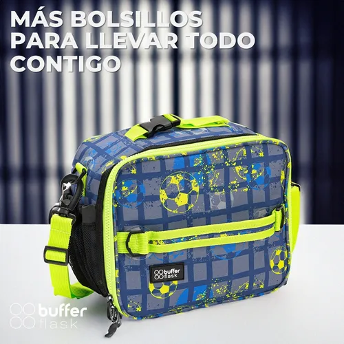 Lonchera Termica Niño Niña Buffer Bolso Almuerzo Colacion Color Goleador