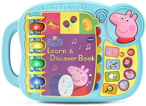 Vtech Peppa Pig Learn And Discover Book - Libro Para Aprend.