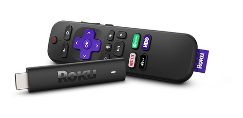 Imagen 1 de 5 de Roku Streaming Stick 4K 3820 control de voz 4K negro con 1GB de memoria RAM