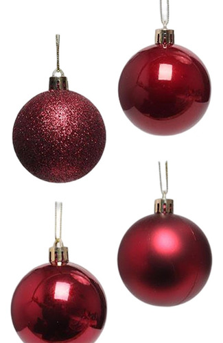 48 Piezas De Adornos Para Árboles De Navidad, Bolas De