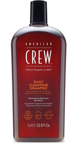 Shampoo Cabello Graso American Crew Daily Cleansing 1000ml