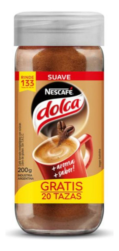 Café Instantáneo Nescafe Dolca Suave Superpack 200g