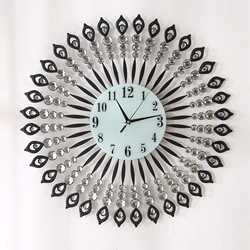Kinbedy Reloj Pared Moderno Metal Estilo Bohemio Lujo 28 