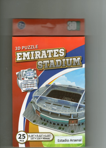 Rompecabezas Puzzle 3d Estadio Futbol Emirates Stadium