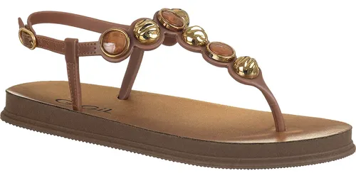Sandália Rasteira Feminina Papete Boho Chic Solado Anatômico - R$ 75,04
