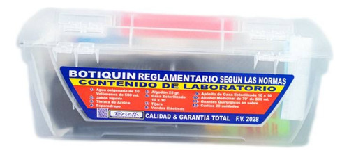 Botiquín Master 12 De Primeros Auxilios