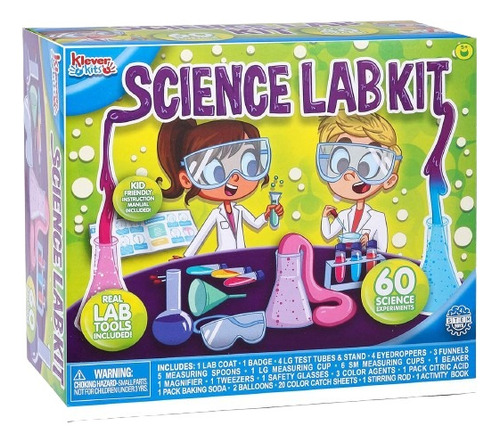 Kit De Ciencias Quimica Experimento Para Niños Klever Kits
