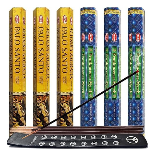 Palo Santo Incense Sticks & Holder Bundle Variety Pack ...