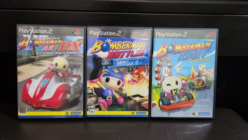 Lote Videojuegos Bomberman Kart Y Otros 2 Exclusivos De Jp
