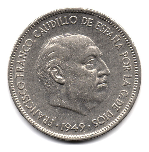 España 5 Pesetas 1949 (1950) Francisco Franco