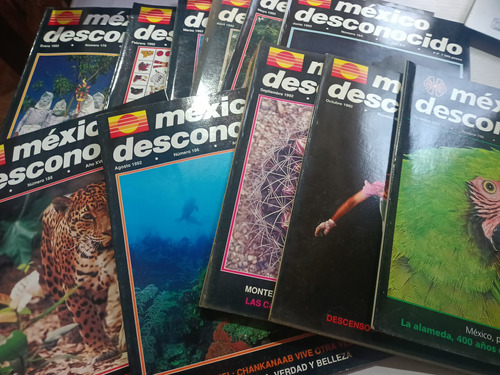 Revista México Desconocido Año 1992 Lote De 11 Ejemplares 