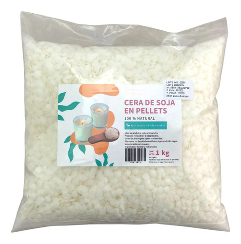 Cera De Soja En Pellets 1kg