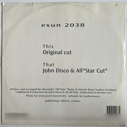 Dj All*star - L.e.a. - 12'' Single Vinil Ger (Usado)