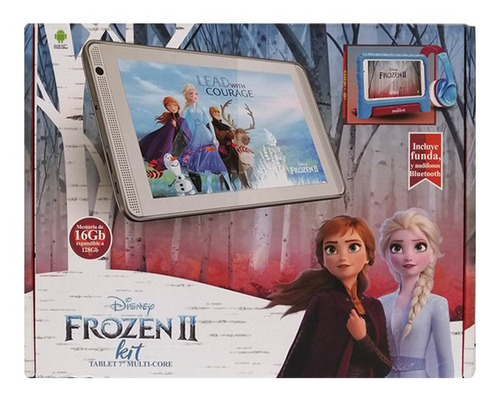 Imagen 5 de 8 de Kit Frozen Tablet 7'' + Audífonos + Bumper Disney