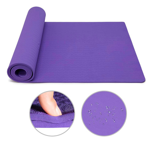 Colchoneta Yoga 3mm Mat De Goma Eva Para Gimnasia